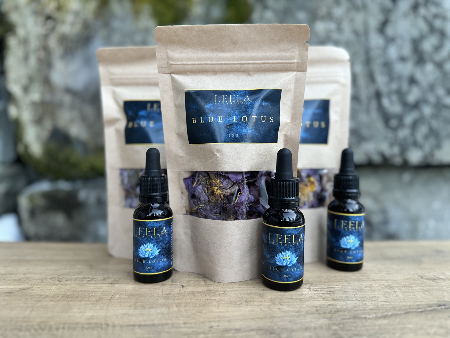 x3 Blue Lotus Drops + x3 Dried Flowers (25% discount)