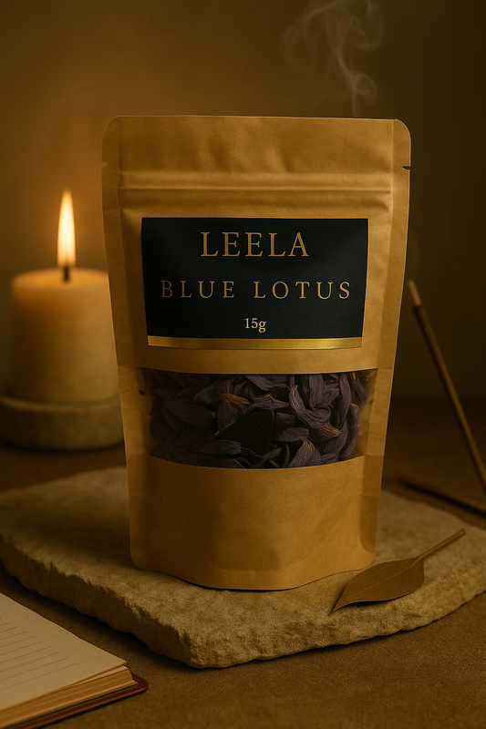 Dried Blue Lotus Flowers (Nymphaea Caerulea)