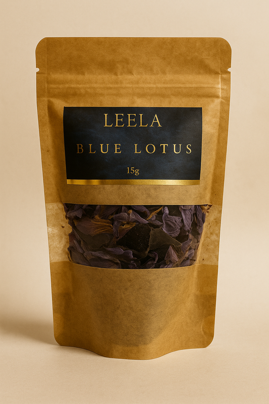 Dried Blue Lotus Flowers (Nymphaea Caerulea)
